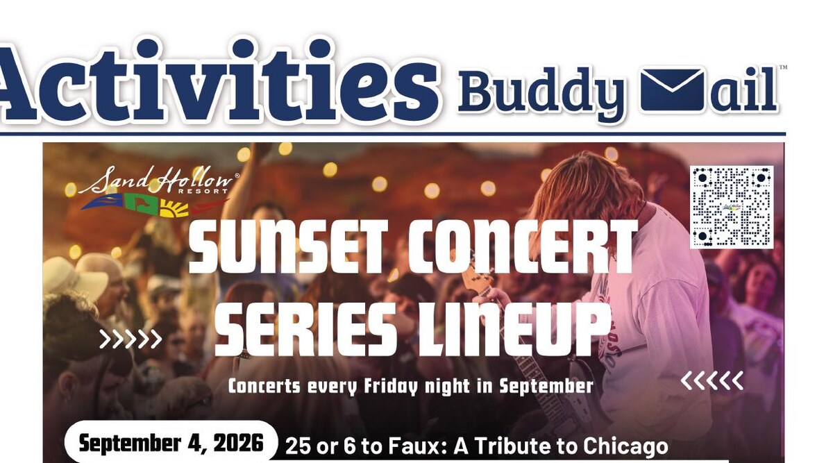 Local concert and festival events advertised in Buddy Mail